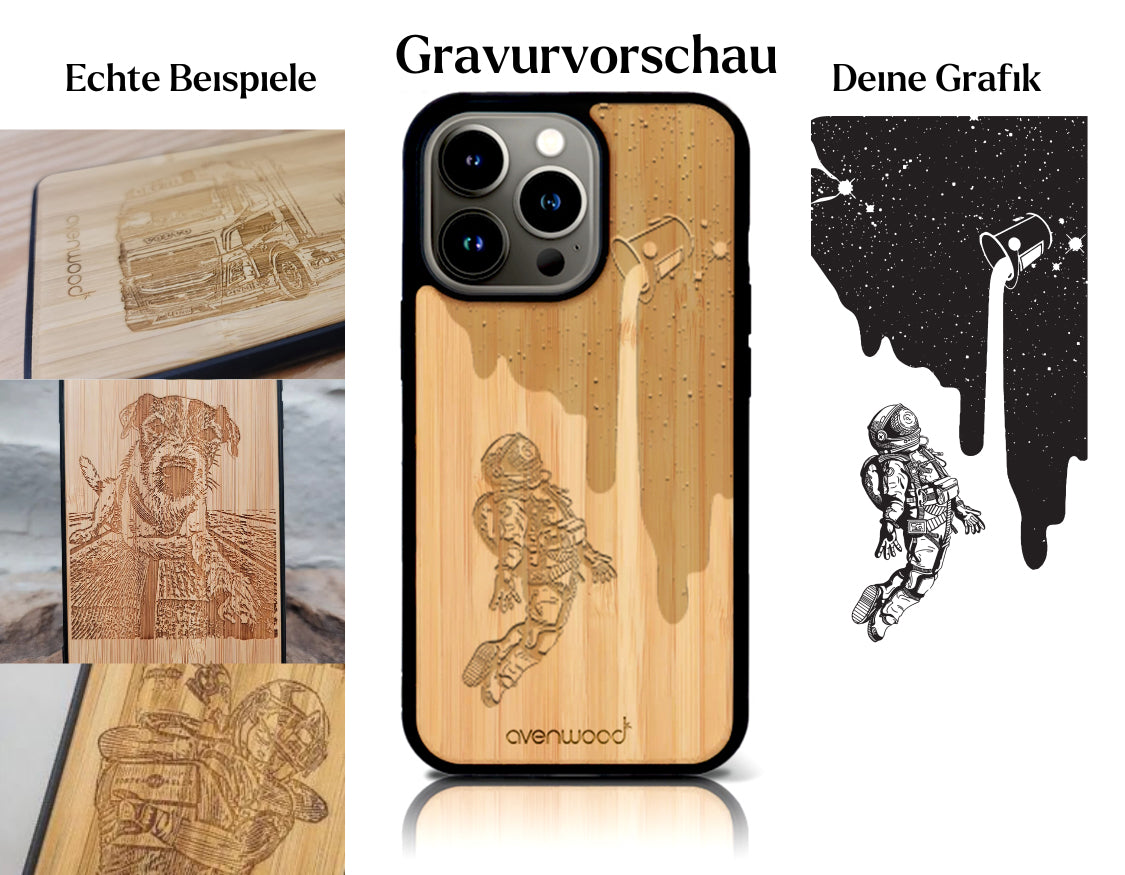 INDIVIDUEL iPhone 15 Pro bambou plastique